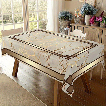 ⏳Limited-time 50% off⏰Waterproof Marble-Print Tablecloth🌩️