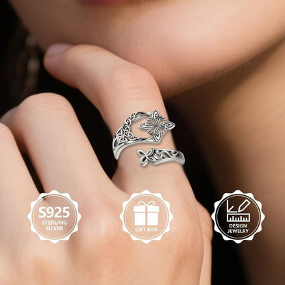 🔥 Buy 1 Get 1 FREE 🔥S925 Sterling Silver Celtic Knot Open Ring