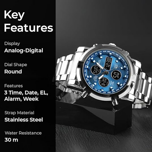 🔥 Hot Sale 50% OFF 🔥Men's Waterproof Military Analog-Digital Watches