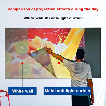 🔥 Hot Sale 50% OFF 🔥Foldable Anti-Light Projector Screen