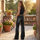 🎁Nya Tillskott 2026 – 50% Rabatt💥Retro Flare Jeans för Kvinnor med Fickor