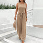 🎁2026 New Arrivals 50% OFF💥Women's Solid Waist Tie Jumpsuit