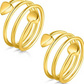 💕 Buy 1 Get 1 Free 💕Adjustable Spiral Heart Copper Ring