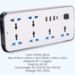 🔥🎁Nyhet 50 % RABATT🔥Eluttag med flera uttag och lång förlängningssladd – USB-laddningsportar ingår