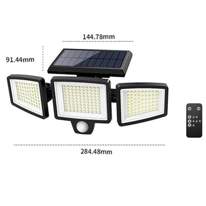 ☀️ 50% RABATT 🌙 | Solcellsbelysning med Fjärrkontroll – 210 Lumen, 2400mAh & IP44