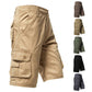 🩳 50 % RABATT NU! 🏕️ Herr cargoshorts med många fickor – andningsbara, slitstarka & perfekta för vandring, fiske & friluftsliv 🎣