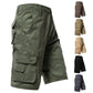 🩳 50 % RABATT NU! 🏕️ Herr cargoshorts med många fickor – andningsbara, slitstarka & perfekta för vandring, fiske & friluftsliv 🎣