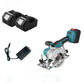 🛠️ ⏰ Endast idag-50% RABATT NU!🎯 Höghastighets Sladdlös Cirkelsåg med Borstlös Motor – 21V Kraftpaket & Dubbla Batterier 🔋