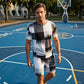 ⏰🔥BEGRÄNSAD TID: 60 % RABATT! 👕🩳 Set med T-shirt och shorts för män med abstrakt tryck – snyggt, bekvämt och perfekt för sommaren ✨☀️