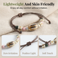 🌿 BEGRÄNSAD TID: 50 % RABATT! ✨ Justerbart armband med keramiska pärlor – etniskt, boho, glidande knut 🔮