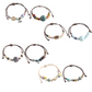 🌿 BEGRÄNSAD TID: 50 % RABATT! ✨ Justerbart armband med keramiska pärlor – etniskt, boho, glidande knut 🔮