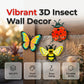 🐝 Tidsbegränsat erbjudande – 50% RABATT! ✨ 3D-insektsväggdekorationer – Bi, Fjäril, Nyckelpiga – Väderbeständig 🦋🐞