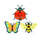 🐝 Tidsbegränsat erbjudande – 50% RABATT! ✨ 3D-insektsväggdekorationer – Bi, Fjäril, Nyckelpiga – Väderbeständig 🦋🐞