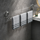 🛁🧣 Utdragbar sugproppsstång för handdukar – borrfri & justerbar