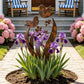 🌼🕊️ Rustic Bird & Flower Metal Garden Stake 🏡