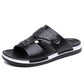 👞 50% RABATT! 💫 Herr konstläder slip-on sandaler – Andningsbar mesh & halksäker sula – Bekväm passform, perfekta för sommar, strand eller vardagspromenader 🏖️