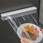🧲🧻✂️ Magnetisk plastfoliedispenser med glidskärare