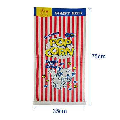 🐱🍿 Jättepopcornspåse – kattleksak
