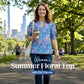 👚 50% RABATT NU! 🌸 Women's Casual Floral Shirt – Kortärmad, Lättvikt & Vårredo – Andningsbar, Lättskött, Vardagscharm ☁️
