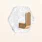 5PCS Punch-Free Ripple Wall Adhesive Hooks