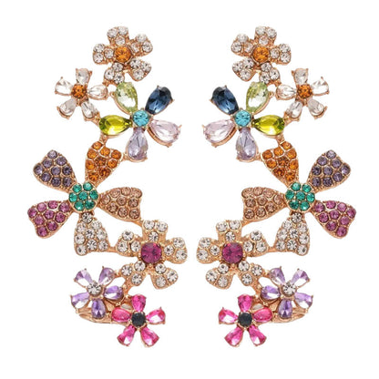 🌸 50% RABATT NU! 🌸 Färgglada blommiga örhängen för dam