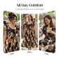 👗 🌸 Dam retro maxiklänning med blomprint & plisserade veck – elegant stil, mjukt fall & perfekt för speciella tillfällen ✨