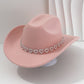 ✨ 50% RABATT NU! 🤠 Kvinnors Rhinestone Hjärta Cowboyhatt – Gnistrande French Jazz Fedora & Premium Strukturerad Silhuett – Elegant, Glamorös & Festivalredo 🎪