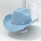 ✨ 50% RABATT NU! 🤠 Kvinnors Rhinestone Hjärta Cowboyhatt – Gnistrande French Jazz Fedora & Premium Strukturerad Silhuett – Elegant, Glamorös & Festivalredo 🎪