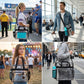 ✨ Genomskinlig Toteväska med Dragkedja 👜