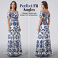 🌺 LIMITED-TIME 48% OFF! 💥 Women's Off-Shoulder Midi Dress – Daisy Print, Waist Cutout & Flattering Flowy Fit – Tropical Chic 💃