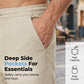 👖 50% REA NU! 🏆 Herr Casual Linne Dragsnorsbyxör – Andningsbar & Lättviktig – Avslappnad passform, perfekt för sommar eller smart casual – Bekväm och stilfull 🌿✨