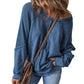 👚 50% RABATT NU! ✨ Casual Rundhalsad Topp med Lång Ärm – Andningsbar & Skön – Perfekt för Svala Dagar & Mysiga Kvällar 🌙