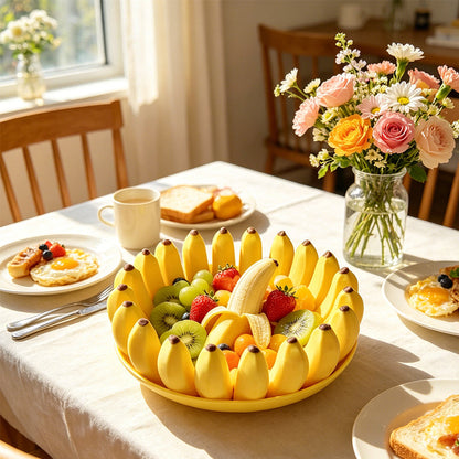 🍌✨Kreativ Bananformad Fruktskål