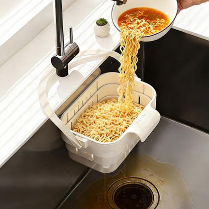 ✨52% RABATT NU! ✨🧼Hopfällbar sil för diskhon – fångar matrester ， perfekt för små kök 🏠
