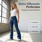 💃 Dam klassiska stretch-flare-jeans – figurnära genom höft & lår, utsvängda från knät, perfekta för att framhäva figuren & ge en lång siluett 🌸