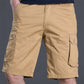 🩳🔧 Herr Cargoshorts med Flera Fickor
