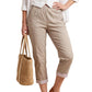 🎁New Arrival 52% OFF💥Women Casual Slim Fit Cropped Pants