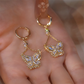 👑Sparkling Butterfly Drop Earrings