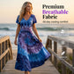 👗💜Women's Casual V-Neck Maxi Dress