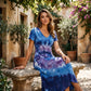 👗💜Women's Casual V-Neck Maxi Dress