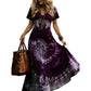 👗💜Women's Casual V-Neck Maxi Dress
