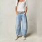 💃 Women's Retro Mid-Rise Wide-Leg Jeans – Curved fit that flatters the waist & hips, wide-leg silhouette for an elongated look. Perfect for casual days & dressed-up evenings 🌸