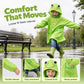 🐸 52% OFF! Kids Frog-Style Rain Poncho ☔– Waterproof, Lightweight & Backpack-Friendly